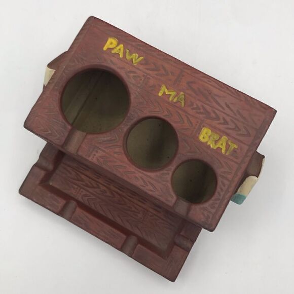 Ceramic Outhouse Commode Ashtray Rumpus Room Original by St Pierre & Patterson - Picture 4 of 16